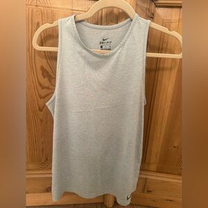 Nike Dri-FIT Heather Gray Top